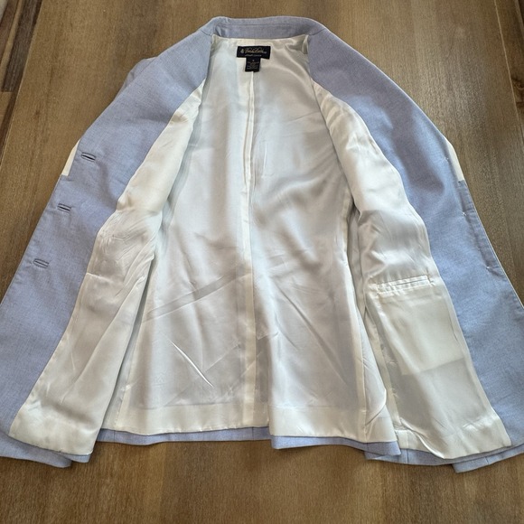 Women's‎ Brooks Brothers Supima Cotton Jacket Size 10 Blue Nautical - Picture 6 of 11